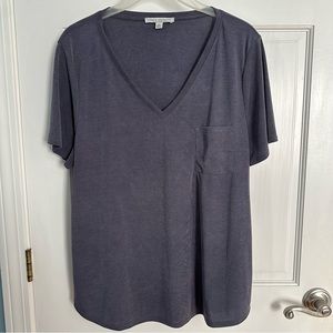 Green Envelope V-Neck Shirt